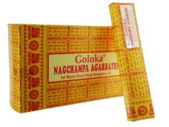 Goloka Nag Champa Räucherstäbchen 16g