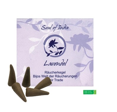 Lavendel Räucherkegel Fair Trade