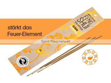 Feuer - Olibanum | Feng Shui Räucherstäbchen von Aromandise