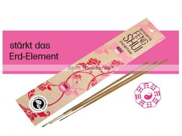 Erde - Rose | Feng Shui Räucherstäbchen von Aromandise