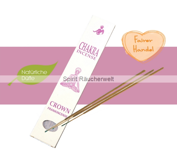 Kronenchakra - Crown Tibetische Chakra Räucherstäbchen - Buddhist Incense