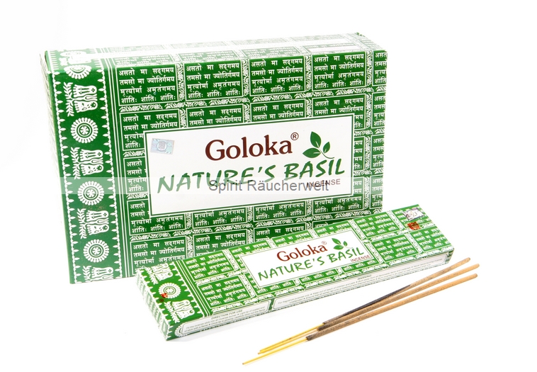 Basil | Goloka natures Masala Räucherstäbchen