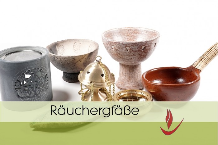 Räucherschalen + Räuchergefäße