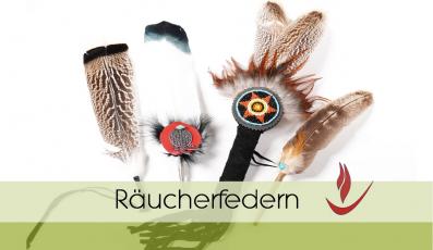 schamanische Räucherfedern + Räucherfächer